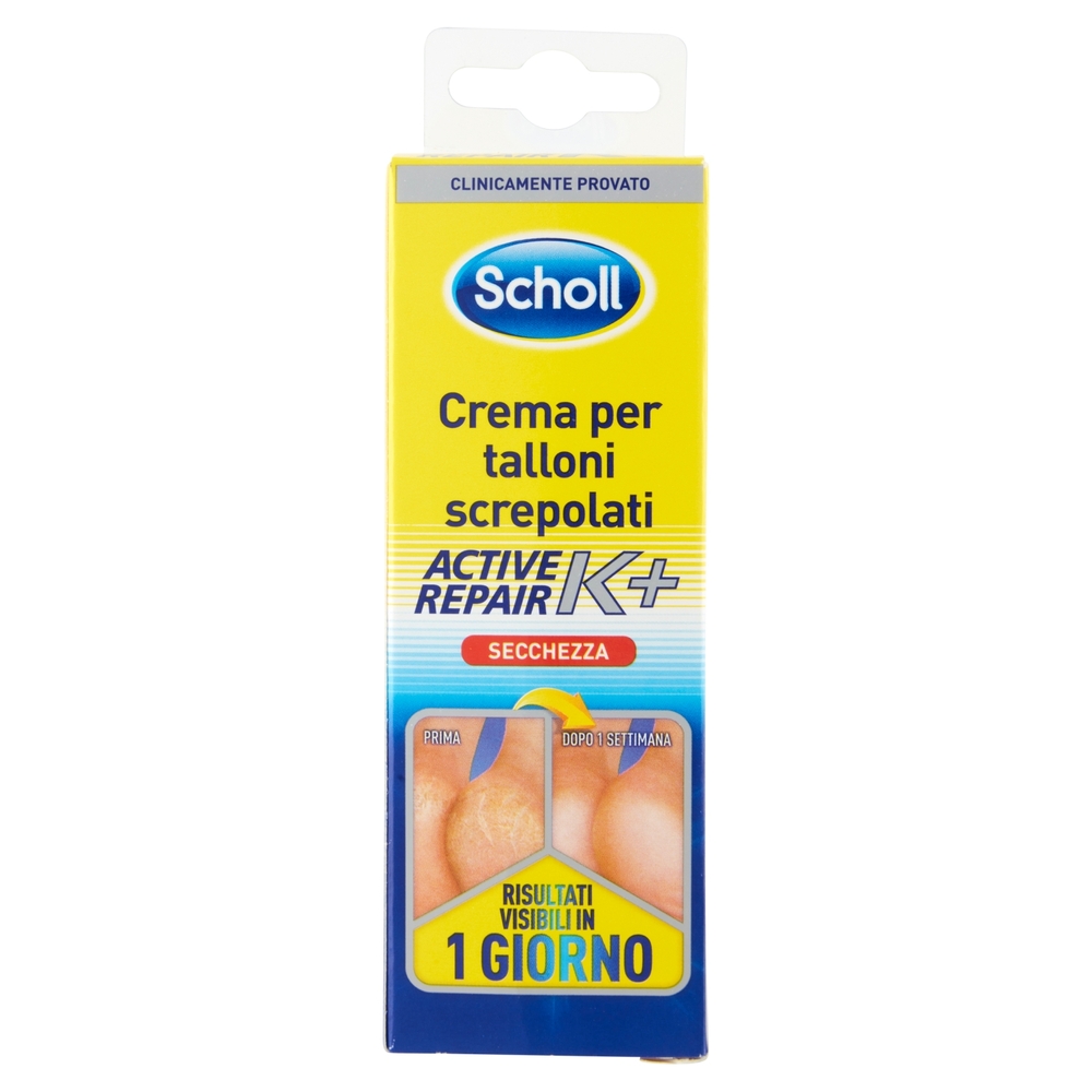 Scholl Secchezza Crema per talloni screpolati Active Repair K+ 60 ml